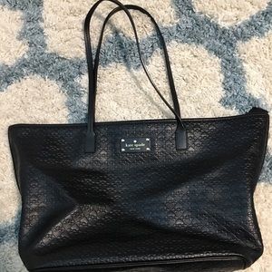 Kate Spade Black Spade Tote Bag